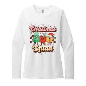 Festive Retro Christmas Pajamas Fun Family Gift Womens CVC Long Sleeve Shirt