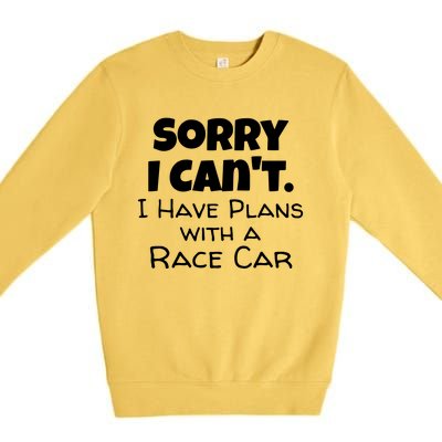 Funny Race Car Dirt Track Racing Lover Fan Premium Crewneck Sweatshirt