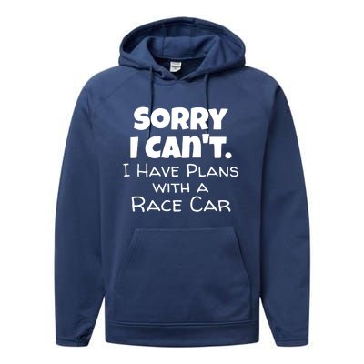 Funny Race Car Dirt Track Racing Lover Fan Performance Fleece Hoodie