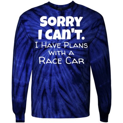 Funny Race Car Dirt Track Racing Lover Fan Tie-Dye Long Sleeve Shirt