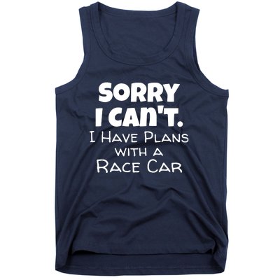 Funny Race Car Dirt Track Racing Lover Fan Tank Top