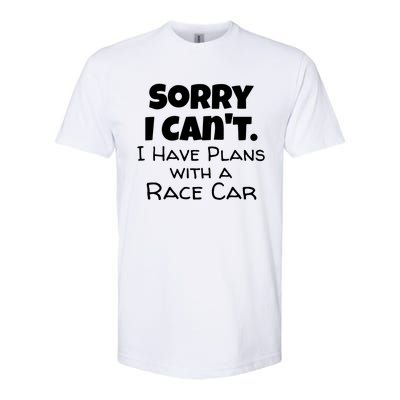 Funny Race Car Dirt Track Racing Lover Fan Softstyle CVC T-Shirt