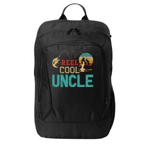 Fishing Reel Cool Uncle Father’S Day Gift Fisher Uncle Cool Gift City Backpack