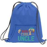 Fishing Reel Cool Uncle Father’S Day Gift Fisher Uncle Cool Gift Sweatshirt Cinch Pack Bag