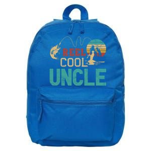 Fishing Reel Cool Uncle Father’S Day Gift Fisher Uncle Cool Gift 16 in Basic Backpack