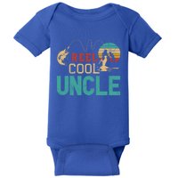 Fishing Reel Cool Uncle Father’S Day Gift Fisher Uncle Cool Gift Baby Bodysuit