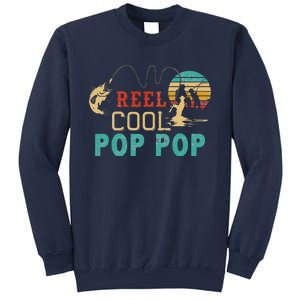 Fishing Reel Cool Pop Pop Father’s Day Gift For Fisherman Sweatshirt