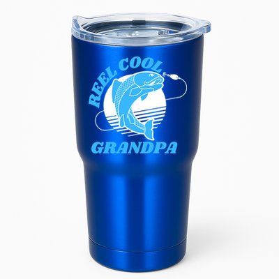 Funny Reel Cool Grandpa Fishing Fisherman Father's Day Gift Tumbler