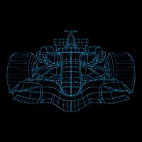 Formula Racing Car Drawing Racing Fan Mechanic Engineer Performance Shirt