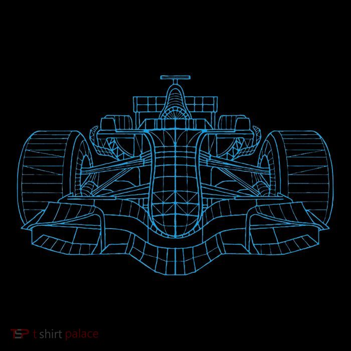Formula Racing Car Drawing Racing Fan Mechanic Engineer Apron