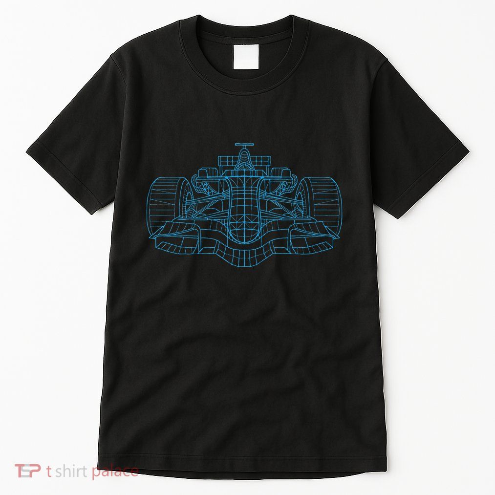 Formula Racing Car Drawing Racing Fan Mechanic Engineer Tall T-Shirt