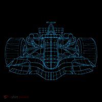 Formula Racing Car Drawing Racing Fan Mechanic Engineer Backpack
