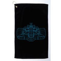 Formula Racing Car Drawing Racing Fan Mechanic Engineer Golf Towel
