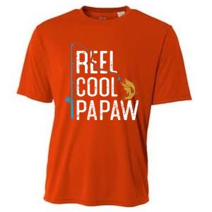 Fishing Reel Cool Papaw Father’S Day Gift Fisher Papaw Meaningful Gift Cooling Performance Crew T-Shirt