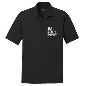 Fishing Reel Cool Papaw Father’S Day Gift Fisher Papaw Meaningful Gift PosiCharge RacerMesh Polo