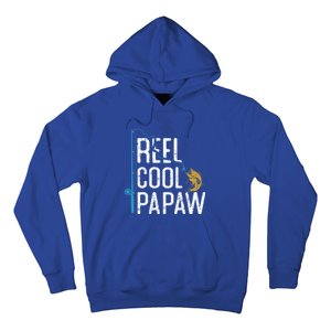 Fishing Reel Cool Papaw Father’S Day Gift Fisher Papaw Meaningful Gift Hoodie