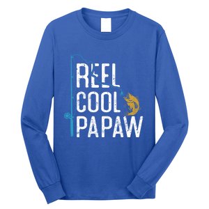 Fishing Reel Cool Papaw Father’S Day Gift Fisher Papaw Meaningful Gift Long Sleeve Shirt