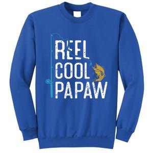 Fishing Reel Cool Papaw Father’S Day Gift Fisher Papaw Meaningful Gift Sweatshirt