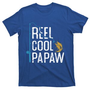 Fishing Reel Cool Papaw Father’S Day Gift Fisher Papaw Meaningful Gift T-Shirt