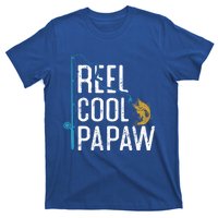 Fishing Reel Cool Papaw Father’S Day Gift Fisher Papaw Meaningful Gift T-Shirt