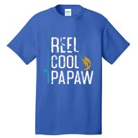 Fishing Reel Cool Papaw Father’S Day Gift Fisher Papaw Meaningful Gift Tall T-Shirt