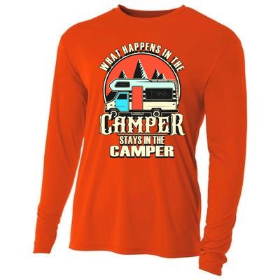 Funny Rv Camper Recreational Vehicle Van Life Camping Meaningful Gift Cooling Performance Long Sleeve Crew