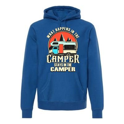 Funny Rv Camper Recreational Vehicle Van Life Camping Meaningful Gift Premium Hoodie