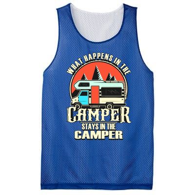 Funny Rv Camper Recreational Vehicle Van Life Camping Meaningful Gift Mesh Reversible Basketball Jersey Tank