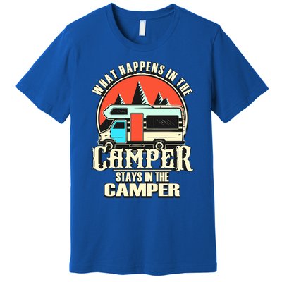 Funny Rv Camper Recreational Vehicle Van Life Camping Meaningful Gift Premium T-Shirt