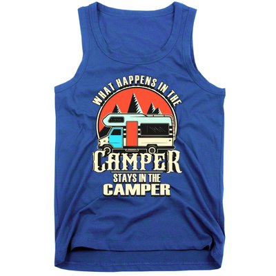 Funny Rv Camper Recreational Vehicle Van Life Camping Meaningful Gift Tank Top