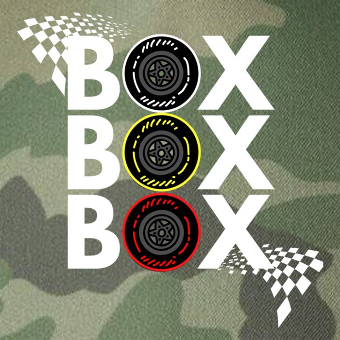 Formula Racing Car Box Box Box Radio Call To Pitbox Car Race Gift Legacy Tie Dye Trucker Hat