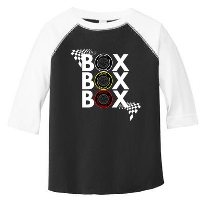 Formula Racing Car Box Box Box Radio Call To Pitbox Car Race Gift Toddler Fine Jersey T-Shirt