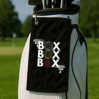 Formula Racing Car Box Box Box Radio Call To Pitbox Car Race Gift Golf Towel