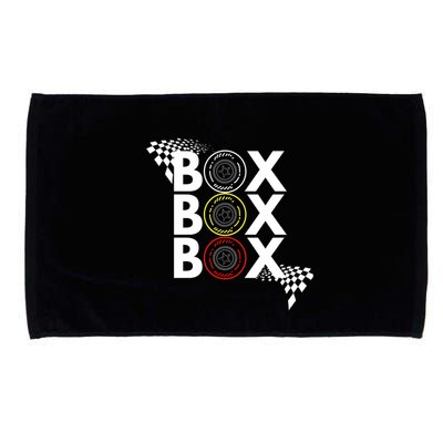Formula Racing Car Box Box Box Radio Call To Pitbox Car Race Gift Microfiber Hand Towel