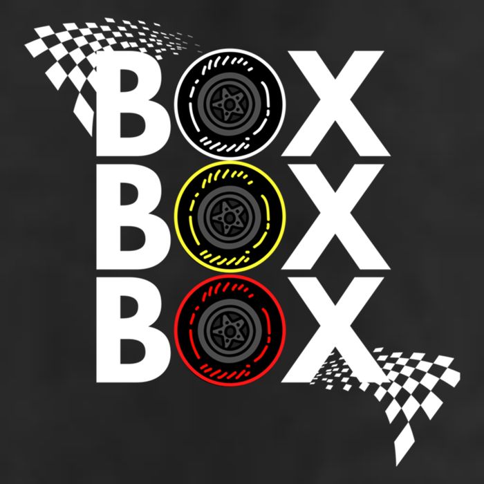 Formula Racing Car Box Box Box Radio Call To Pitbox Car Race Gift Microfiber Hand Towel