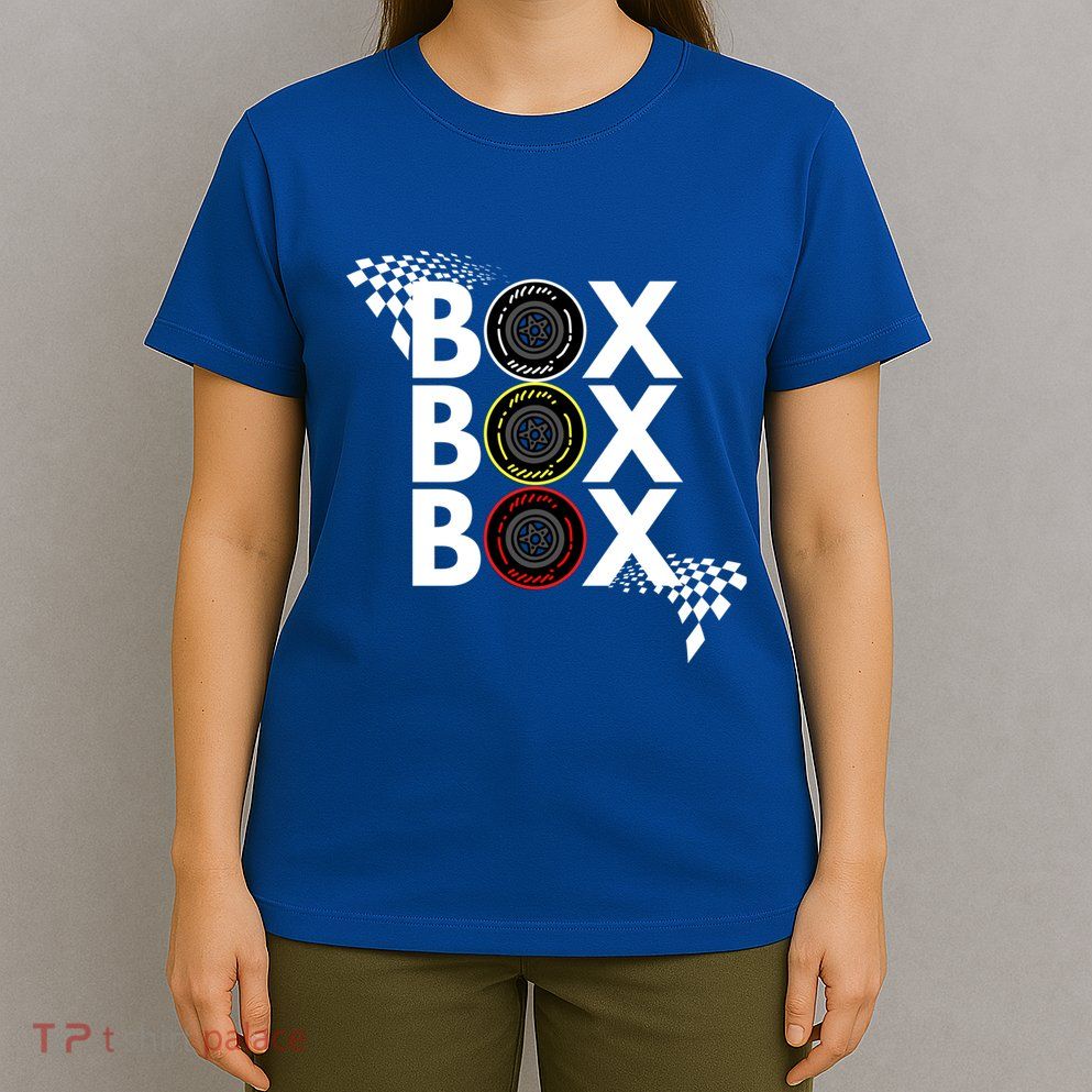 Formula Racing Car Box Box Box Radio Call To Pitbox Car Race Gift T-Shirt