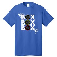 Formula Racing Car Box Box Box Radio Call To Pitbox Car Race Gift Tall T-Shirt