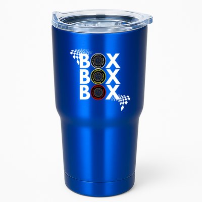 Formula Racing Car Box Box Box Radio Call To Pitbox Car Race Gift Tumbler