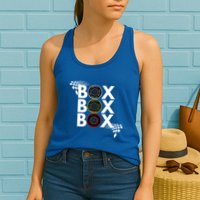 Formula Racing Car Box Box Box Radio Call To Pitbox Car Race Gift Womens Tank Top