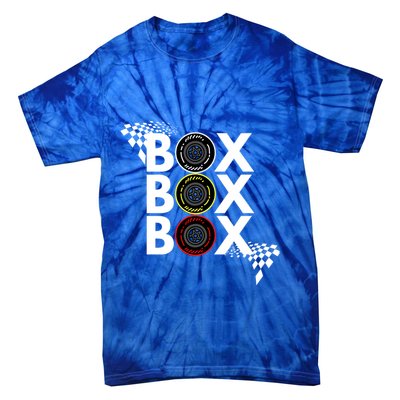 Formula Racing Car Box Box Box Radio Call To Pitbox Car Race Gift Tie-Dye T-Shirt