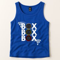 Formula Racing Car Box Box Box Radio Call To Pitbox Car Race Gift Tank Top