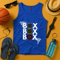 Formula Racing Car Box Box Box Radio Call To Pitbox Car Race Gift Tank Top