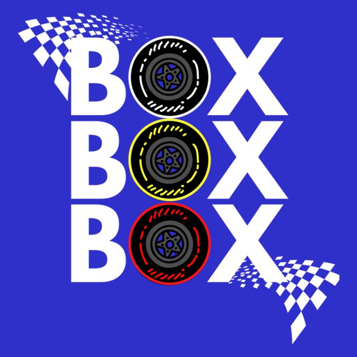 Formula Racing Car Box Box Box Radio Call To Pitbox Car Race Gift Tank Top