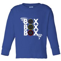Formula Racing Car Box Box Box Radio Call To Pitbox Car Race Gift Toddler Long Sleeve Shirt