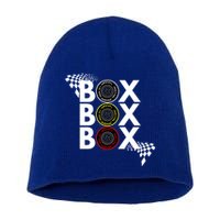 Formula Racing Car Box Box Box Radio Call To Pitbox Car Race Gift Short Acrylic Beanie