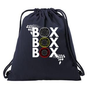 Formula Racing Car Box Box Box Radio Call To Pitbox Car Race Gift Drawstring Bag