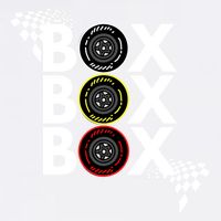 Formula Racing Car Box Box Box Radio Call To Pitbox Car Race Gift Garment-Dyed Sweatshirt
