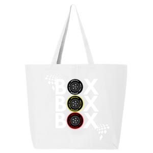 Formula Racing Car Box Box Box Radio Call To Pitbox Car Race Gift 25L Jumbo Tote