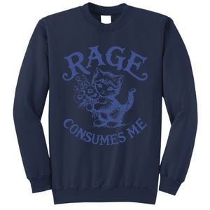 Funny Rage Consumes Me Cat Meme Sweatshirt