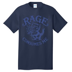 Funny Rage Consumes Me Cat Meme Tall T-Shirt